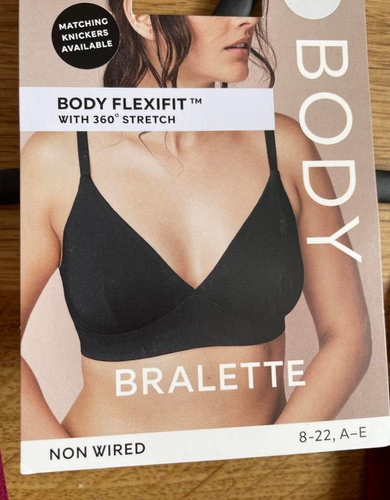 Bralette M&S senza fili non imbottita taglia 12 (tazza D-E) lampone nuova con etichette - Foto 3 di 3