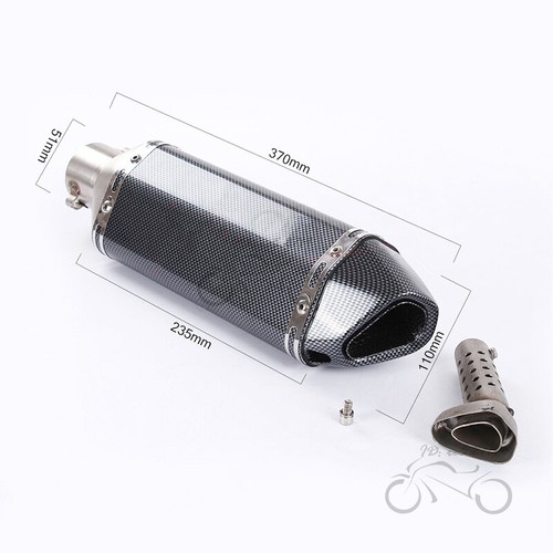 Slip for Yamaha Tenere 700 XTZ07 2019-2023 Black Muffler Exhaust Mid Tail Pipe - Bild 4 von 12