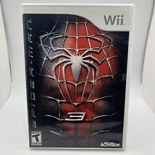 Spiderman 3 Nintendo Wii 2007 Complete w/ Manual CIB - Tested