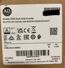 2198-D012-ERS3 / B Kinetix 5700 Dual Axis Inverter Module AB New Factory Sealed
