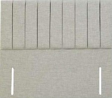 Luxury Floor Standing Tall Headboard in Linen/ Turin Fabric Double King Super