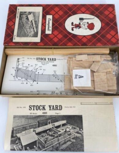 Campbell Scale Models 400-1495 HO Scale Stockyard Craftsman Kit NIB - Picture 1 of 1