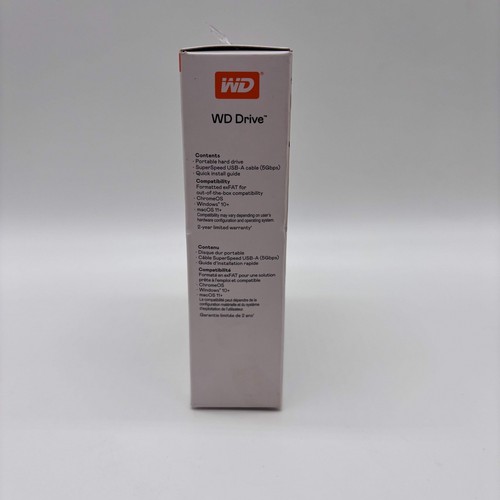 New Western Digital 2 TB Portable Drive WDBB7B0020BBL-WEWM - Photo 4/5