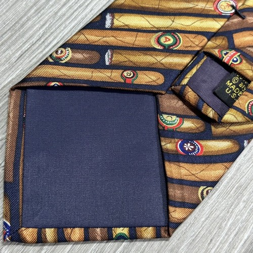 Corbata de seda para hombre Alynn Neckwear “What This Country Needs Is A Good 5c Cigar” - Imagen 5 de 5