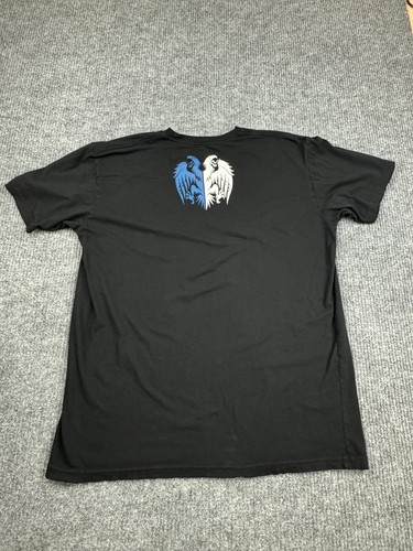 Affliction T-shirt Men's XXL Live Fast Lightweight Eagles Rhinestones Black - Picture 7 of 9