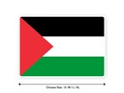 Sticker flag PALESTINE Palestinian 3,9′′(S) -11′′(XL) decal white border