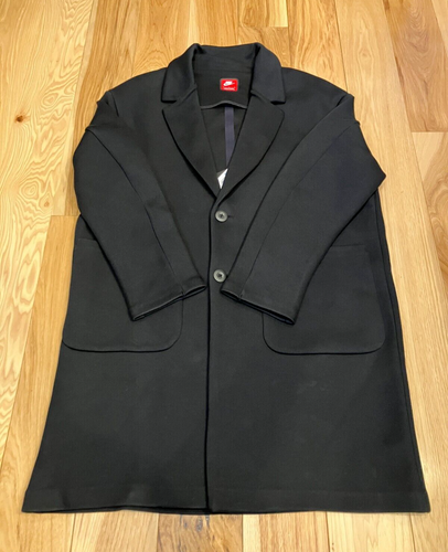 Nike Sportswear Tech Fleece Reimagined Trench Coat Loose Fit FN0601 010 Mens 2XL - Picture 1 of 17