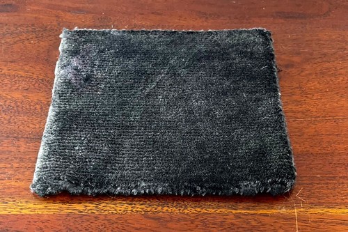 Bohemian Accent Handmade 100% Wool Rugs Black Table Mats Kitchen Solid Placemats - Picture 6 of 10