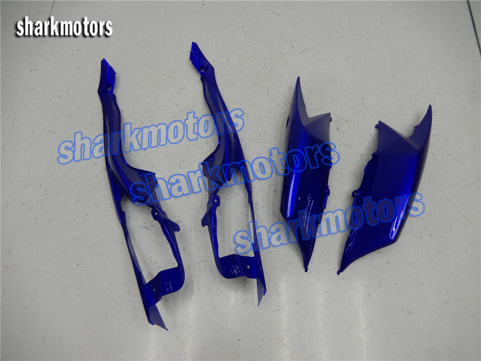 Fairing ABS Injection White Blue Fit for Suzuki GSX-R 600 750 2008-2010 K8 aB5 image