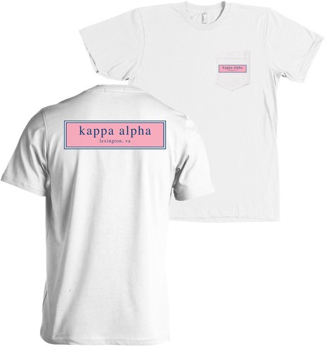 Kappa Alpha Order Fraternity Bella + Canvas POCKET Shirt KA - MORE COLORS - Afbeelding 1 van 6