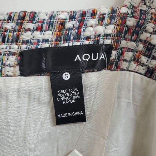Aqua Women's Square Neck Sleeveless Tank Dress multi color size small - Picture 3 of 4