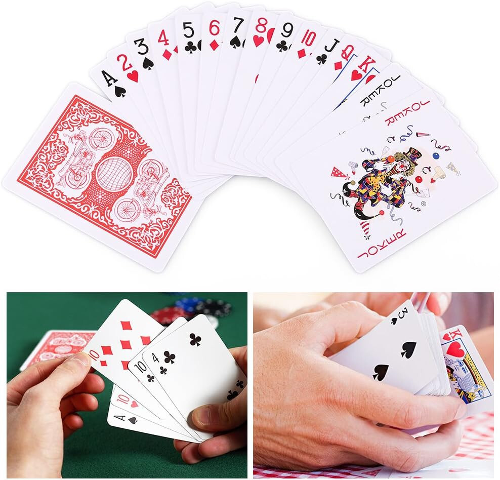 LotFancy Playing Cards, 12 Pack, Decks of Cards Bulk, Poker Size