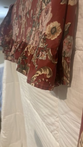 Ralph Lauren Vintage Marseille Danielle RUFFLED TWIN FLAT SHEET (multiples Avail - Picture 5 of 7