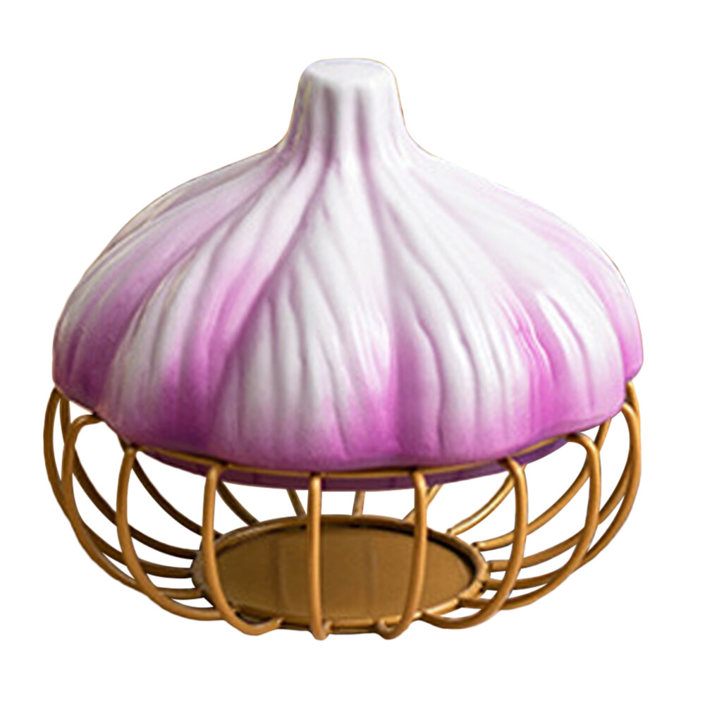 Rustikale Sammelkörbe Knoblauch-Aufbewahrungskorb Eier Mit Deckel