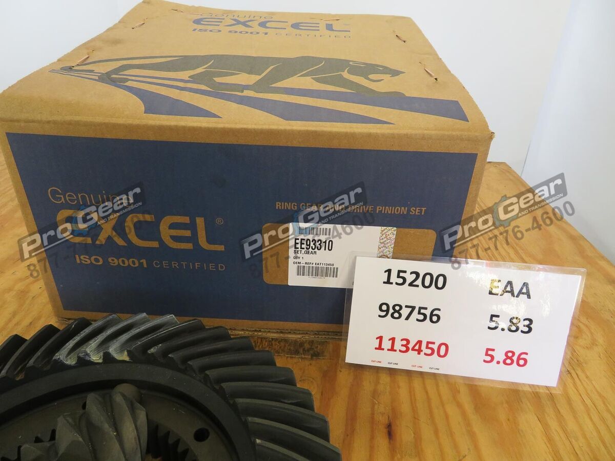 EATON RING & PINION 98756 2-SPEED 15200 583 RATIO GEAR SET EATON RING & PINION 98756 2-SPEED 15200 583 RATIO GEAR SET