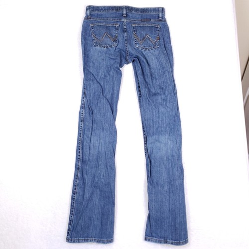 Wrangler Q Baby Jeans 5/6 x 36 Bootcut No Gap Waistband Stretch Western Rodeo - Picture 9 of 11