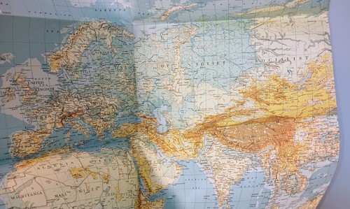 American Geographical Society Around the World Program Box Booklets & 1937 Map - Picture 9 of 14