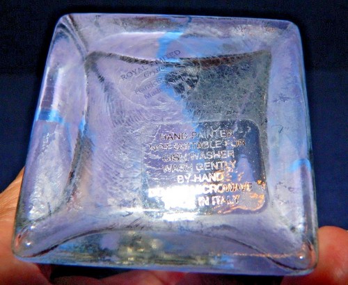 Botella de Perfume Limitada Real Italiana De Colección con Tapón de Mariposa Pintado a Mano - Imagen 4 de 4