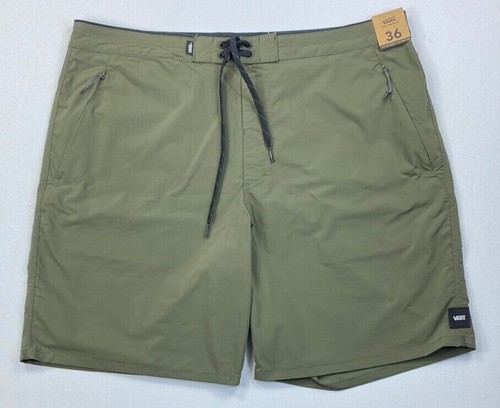 Men's Vans 18.5" Outseam Voyage Trunk Board Shorts Swim - Picture 2 of 7