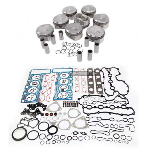 4.2T Engine Overhaul Rebuilding Pistons Gasket Kit Fit For AUDI Q7 R8 TOUAREG - Picture 2 of 11