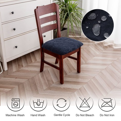 Waterproof Chair Seat Covers Dining Room Chair Covers Stretch Seat Cover for ... - Picture 7 of 7