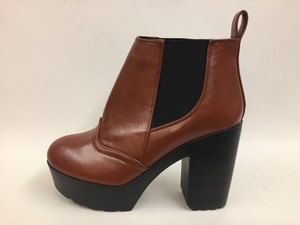 donna scarpe Nuovo di cinturino con caviglia paio alla marrone casual da scuro IwIZx4qH