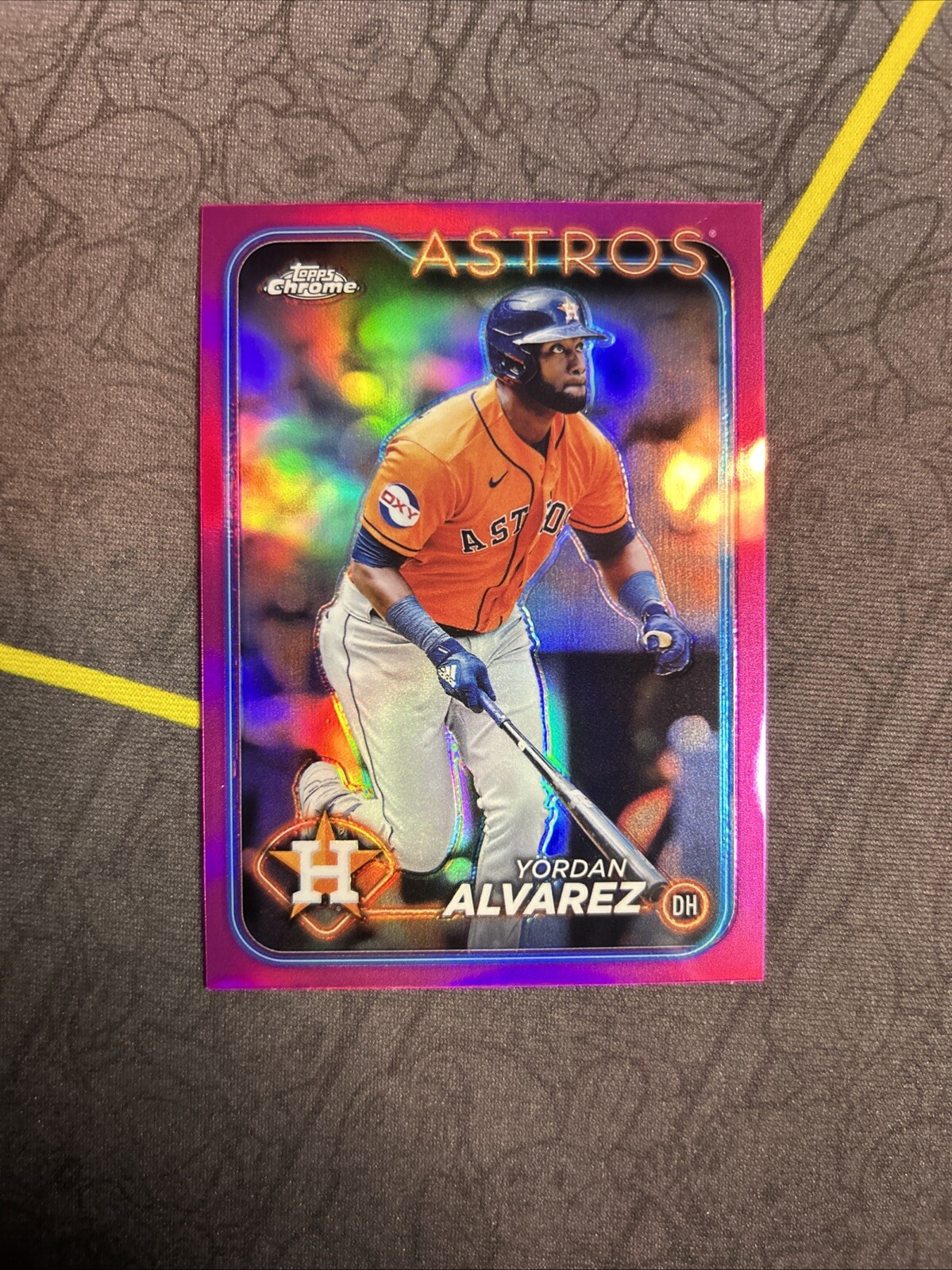 2024 Topps Chrome - Pink Refractor #170 Yordan Alvarez