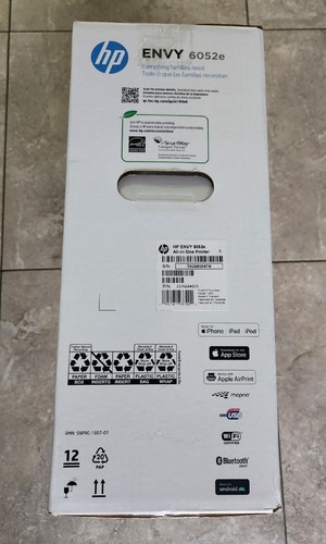 HP ENVY 6052 E   All-In-One Color Inkjet Printer Scanner With 6 Months Extra Ink - Picture 5 of 6