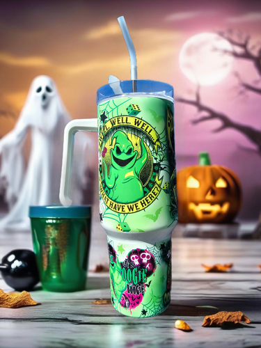 Oogie Boogie Nightmare Before Christmas 40oz Tumbler Travel Double Insulated - Picture 5 of 9