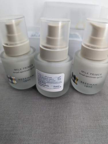 Beekman 1802 Milk Primer Broad Spectrum SPF 35 1 Oz X3 , Exp. 8/2024 LOT - Picture 6 of 6