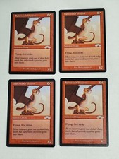MTG Playset 4x Sabertooth Wyvern (Exodus/Red/U) - BGM