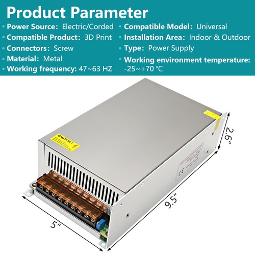 Led Driver Adapter LED Strip Switch Power Supply Transformer AC 110V To DC 12V - Picture 19 of 20