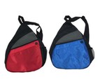 Youth Child Boy Girl School Red Blue Sling Canvas Backpack Lot of 2pcs New