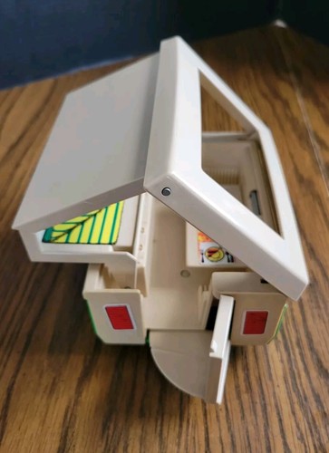 Vintage Tonka Pop Up Camper Trailer to Van Green Yellow Pressed Steel 1970’s USA - Picture 10 of 24