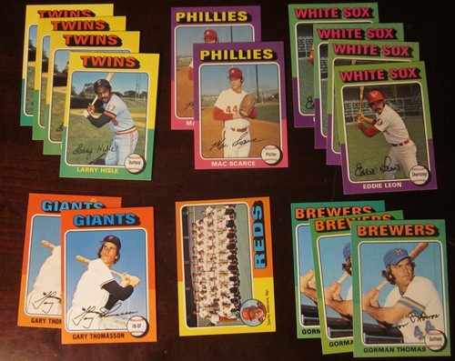 1975 Topps Baseball- Pick Choose Finish Your Set - (#500-660)- NM, NM/MT - Picture 28 of 158