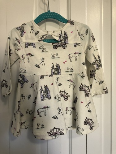 NEW W TAGS The Children's Place Girl Unicorn/Princess Long Sleeve T-Shirt 12-18M - Picture 3 of 4