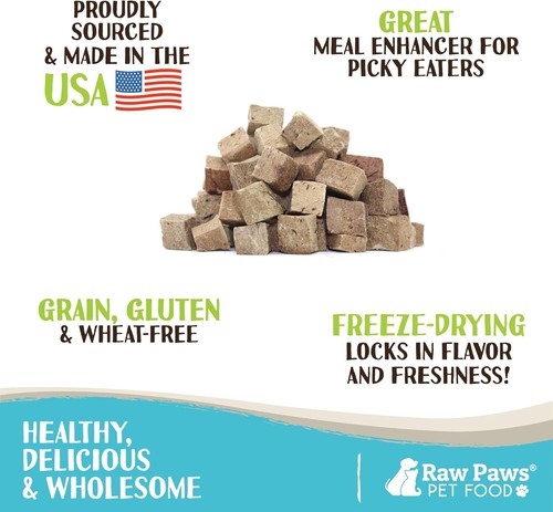 Raw Paws Freeze-Dried Beef Liver Treats for Dogs & Cat, 1 Ounce (Pack of 8) - Picture 2 of 6