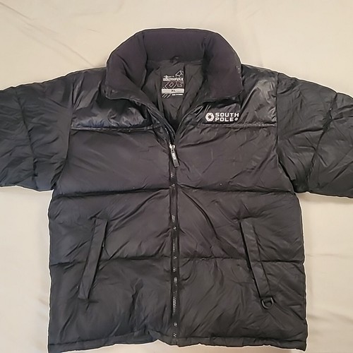 Southpole Jacke Herren Gr. XL Puffer Mantel Daunen Federn Gefüllt Vintage Y2K 90er Erwachsene - Bild 13 von 24