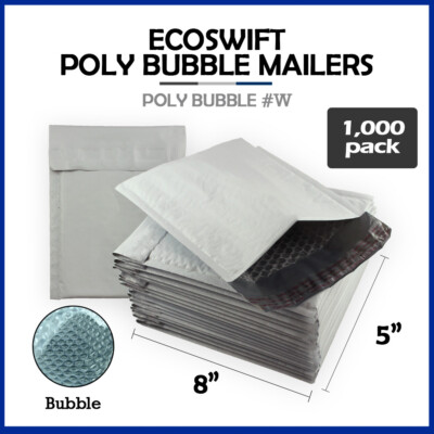 10000 #000 4 X 8 Buste Imbottite EcoSwift Poly Bubble 5 X 8 - Foto 6