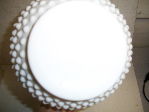 Fenton Hobnail Milk Glass Pitcher And Scalloped Bowl Bowl and Pitcher - Picture 6 of 6