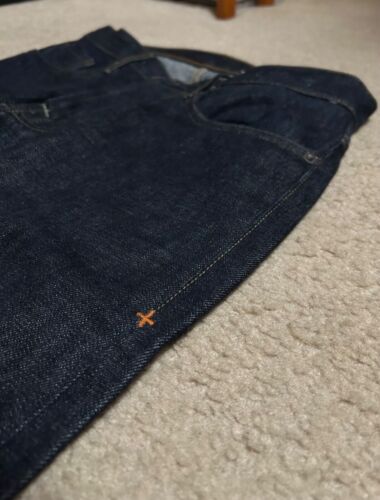 Imogene & Willie Barton Slim Selvedge Herrenjeans Größe 30 x 31 dunkle Waschung hergestellt in den USA - Bild 5 von 19