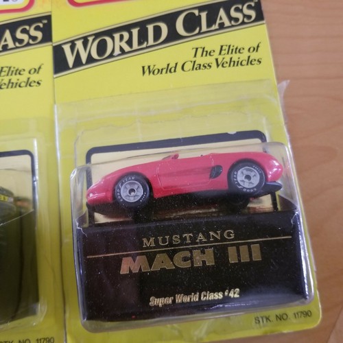 Super Matchbox World Class Elite lot Camaro Corvette RX-7 Aston Martin Mustang - Picture 6 of 6