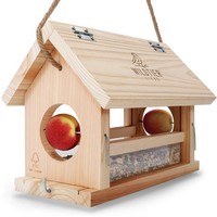 Wildtier Liebe Vogelfutterhaus Zum AufhäNgen Vogelhaus Aus Holz Futterstation