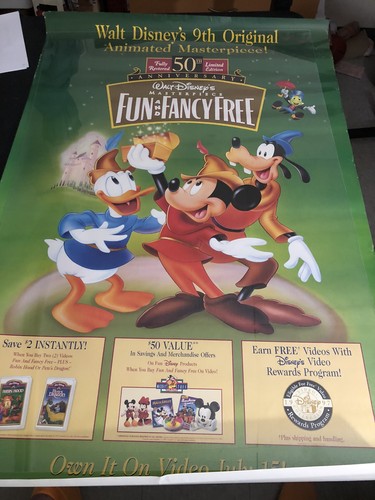 Poster: Walt Disney's Fun and Fancy Free: original Mickey Donald And Goofy #2 - Picture 6 of 6