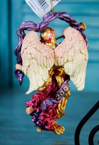 Vintage Christopher Radko Angel of Harmony Jacobson's Exclusive 2001 nuovo con scatola - Foto 6 di 14