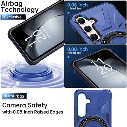 Militärqualität TUFF Case mit MagSafe magnetisch drehbarem Ringständer für Sams - Bild 2 von 10