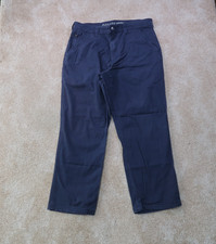 Duluth Trading Flex Fire Hose Relaxed 5 pocket Pants Men's 36x30 blue Stretch