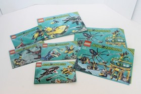 LEGO Aqua Raiders Lot (7770 7771 7772 7773 7774 7775)