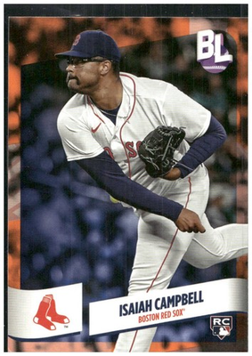 #ad 2024 Topps Big League #189 Isaiah Campbell Electric Orange $2.49