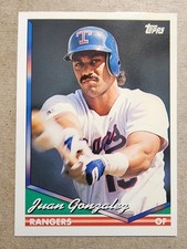 1994 Topps Pre-Production Sample - Juan Gonzalez #34